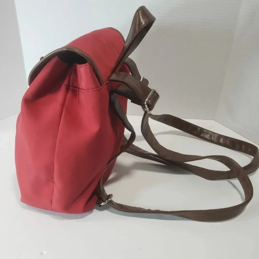 Treviso Womans Red Small Backpack . - Picture 5 of 8